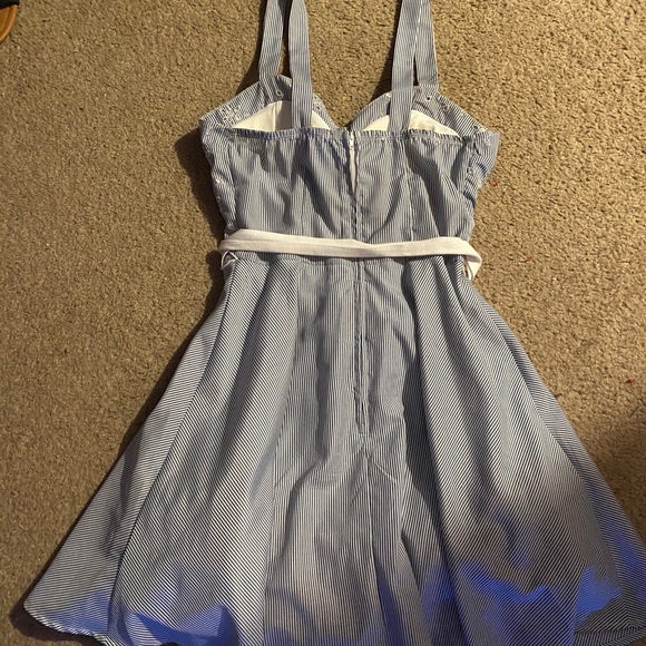 Blue and white vintage dress - Picture 2 of 3